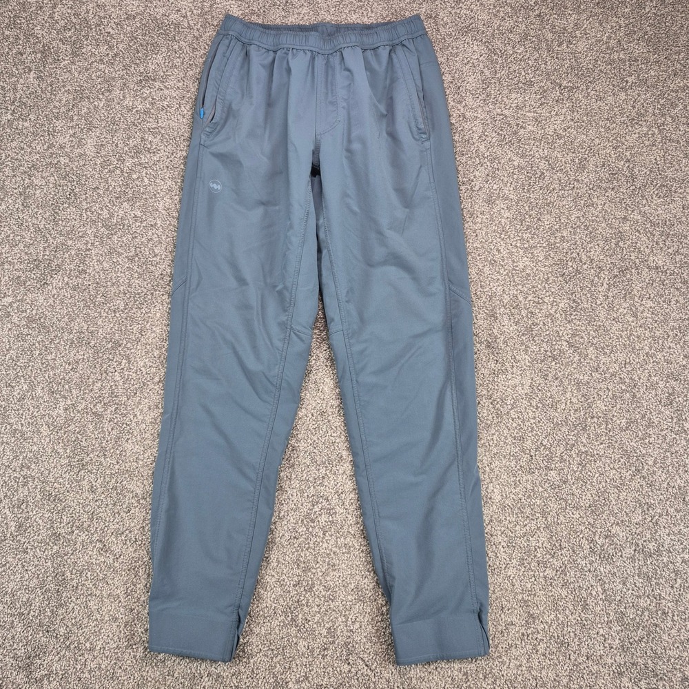 Janji Transit Tech Pants Mens Medium Black Performance Running Jogger Athletic